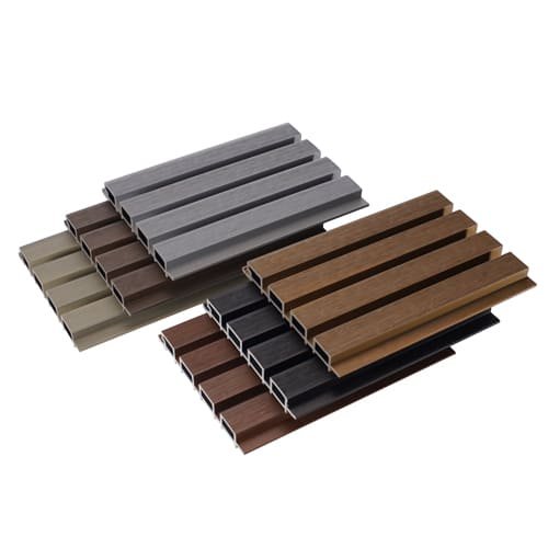 Eco-friendly composite decking in a garden setting